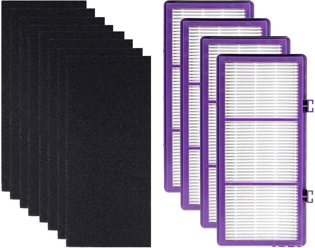 HEPA D Filter for Holmes AER1 HAPF300/HAP30 (4 Pack + 8 Pre-Carbon Sizeheet)