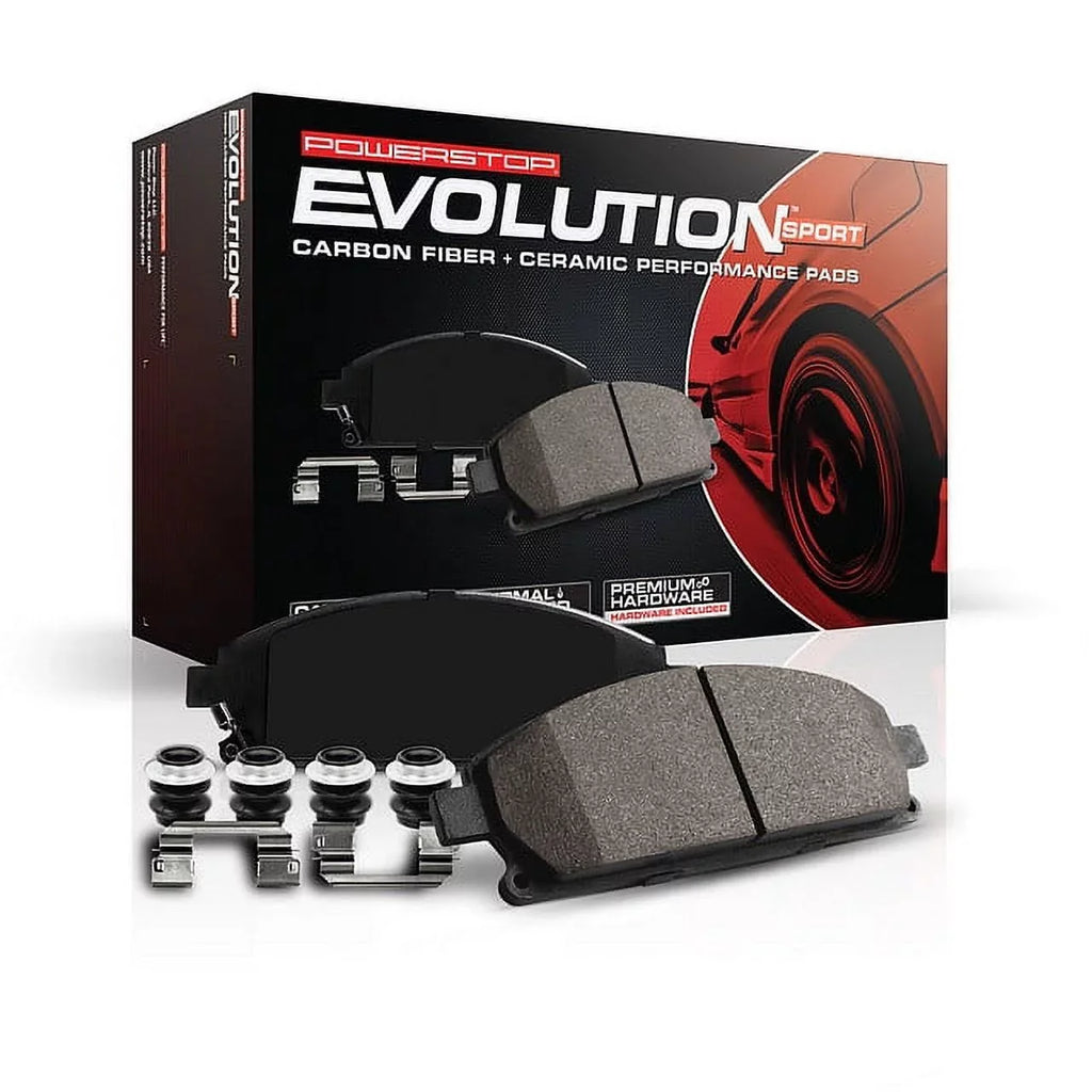 Power Sizetop Rear Z23 Evolution Carbon-Fiber Ceramic Brake Pads Z23-2191 Fits 2019 Infiniti QX50