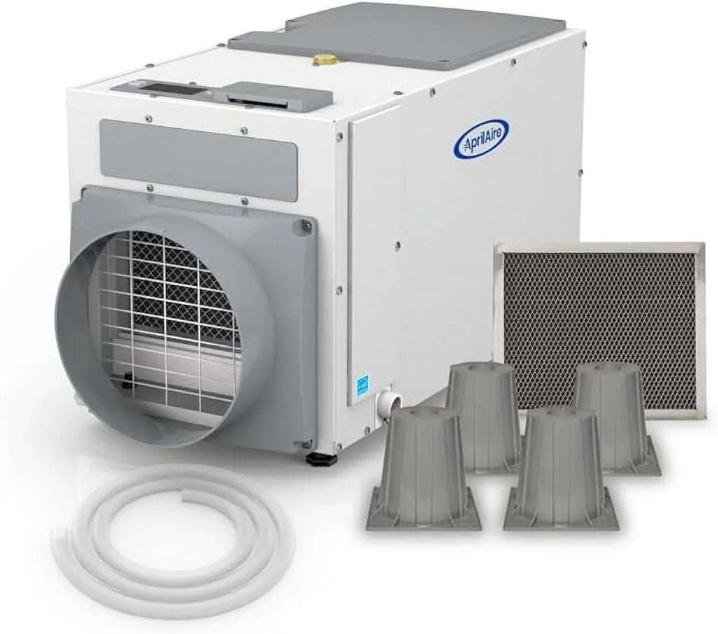 AprilAire E100 Dehumidifier Pro Kit - Whole House Dehumidifier - 100 Pint AprilAire Dehumidifier Up To 5,500 SizeQ. FT.