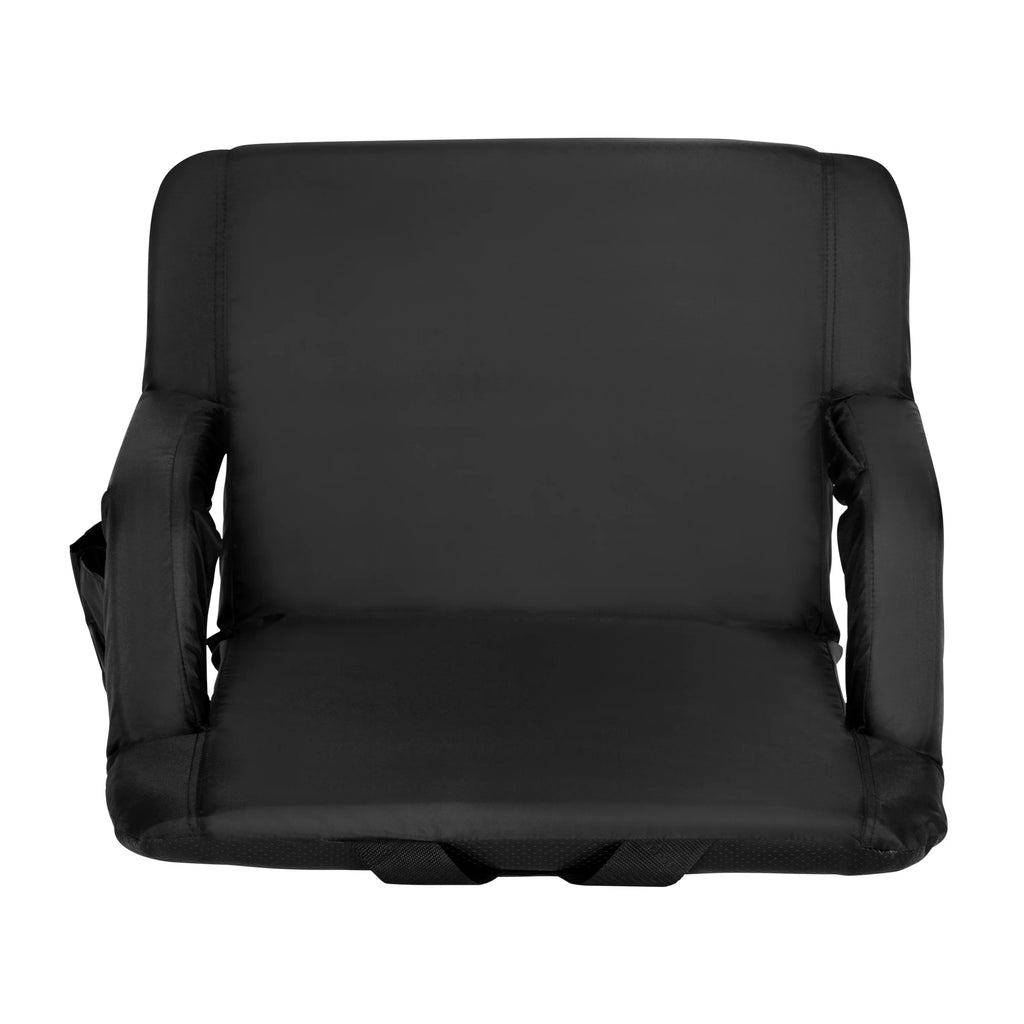 Flash Furniture Malta Fabric Extra Wide Sizetadium Chair, Black