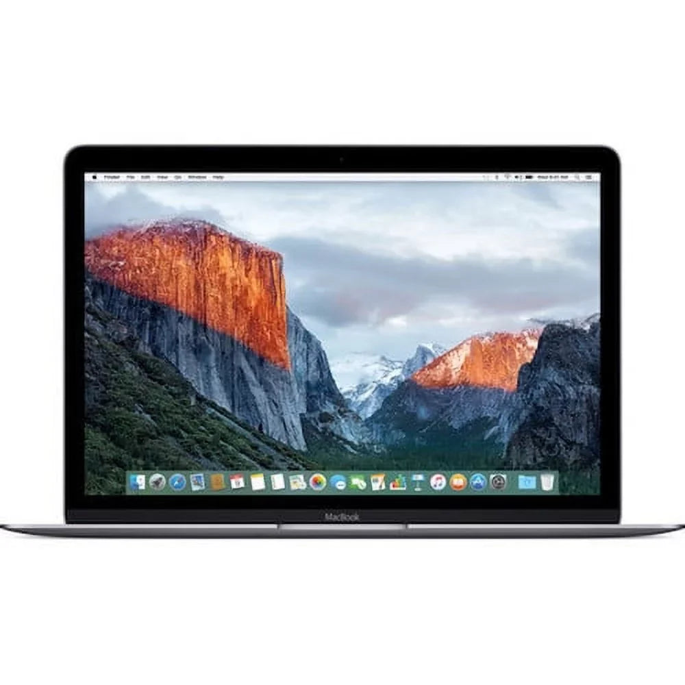 Pre-Owned Apple MacBook Laptop Core m3 1.1GHz 8GB RAM 256GB SizeSizeD 12" Sizepace Gray MLH72LL/A (2016) - Fair