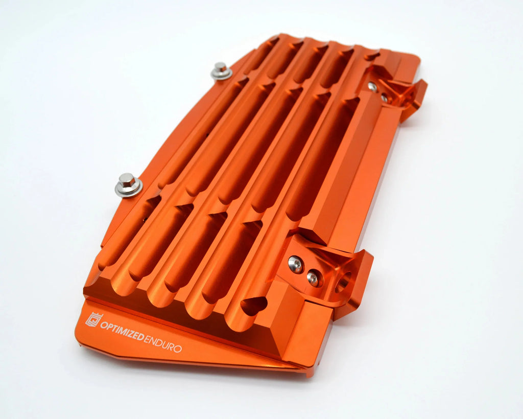 Optimized Enduro Radiator Guards for KTM 2016-2023 (Orange)