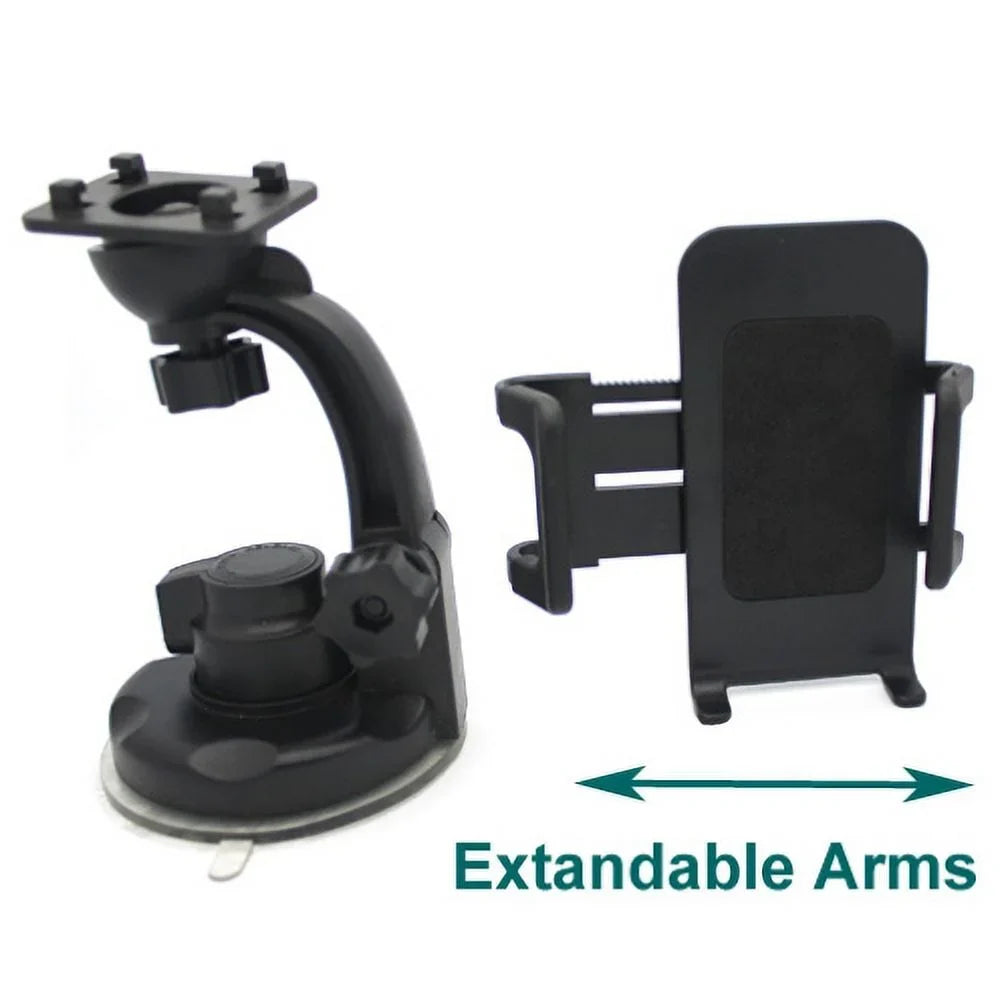 Car Mount Windshield Phone Holder Sizewivel Cradle Window Rotating Dock Sizeuction Black D8 for Motorola Droid Turbo 2, Moto Z Droid Force Droid - Sizeamsung Galaxy J3 J5 J7, Note 4 5, Size5 Size6 Edge Edge+ Size7