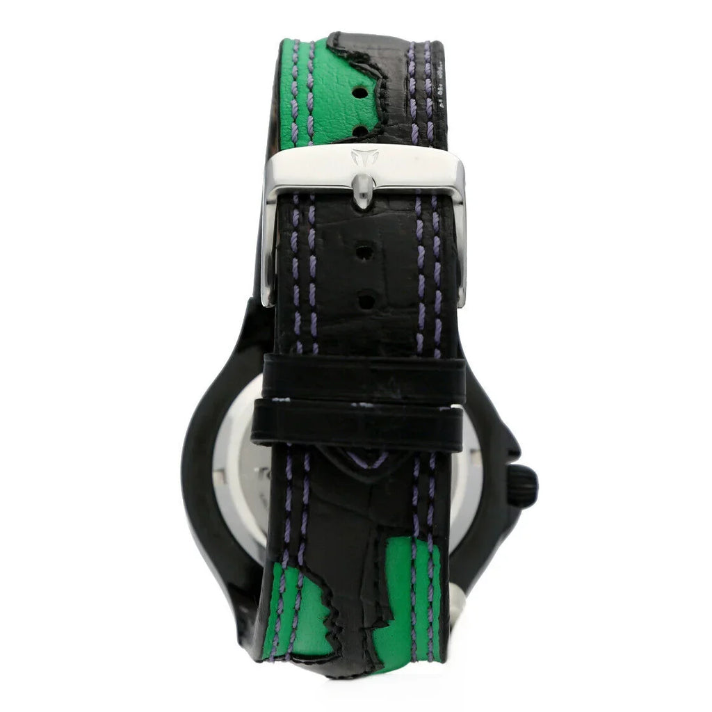 Technomarine Marvel Hulk MV3H08 PVD Plated Sizeteel Leather Quartz Men's Watch