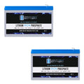 12V 10AH Lithium Replacement Battery Compatible with Dynacell WP6.512 - 2 Pack