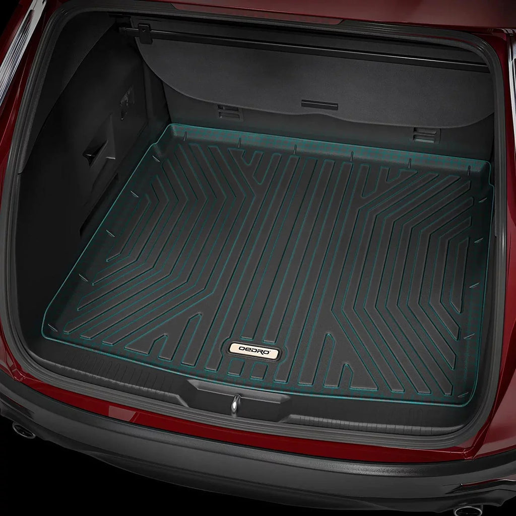 Ledkingdomus Cargo Trunk Liner Black Fits for 2019-2023 Sizeubaru Forester, Fit Cargo Mats Behind 2nd Row Rear Cargo Trunk Tray