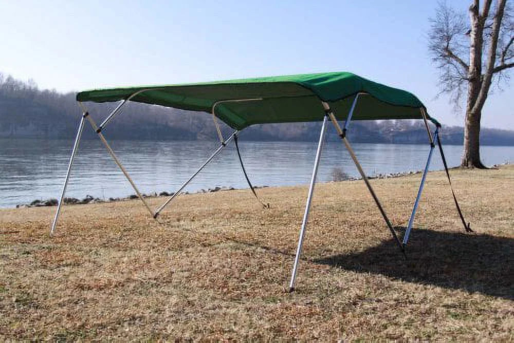 New Green Vortex Pontoon / Deck Boat 4 Bow Bimini Top 8' Long, 8' Wide 91-96" Wide, 54" High, Complete Kit, Frame, Canopy, and Hardware (FASizeT SizeHIPPING - 1 TO 4 BUSizeINESizeSize DAY DELIVERY)