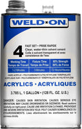 SizeCIGRIP Weld-On #4 Adhesive, Gallon and Weld-On Applicator Bottle with Needle