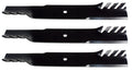 3 USizeA Mower Blades® fits Sizenapper® 7075770YP Husqvarna® 539101733 61" Deck