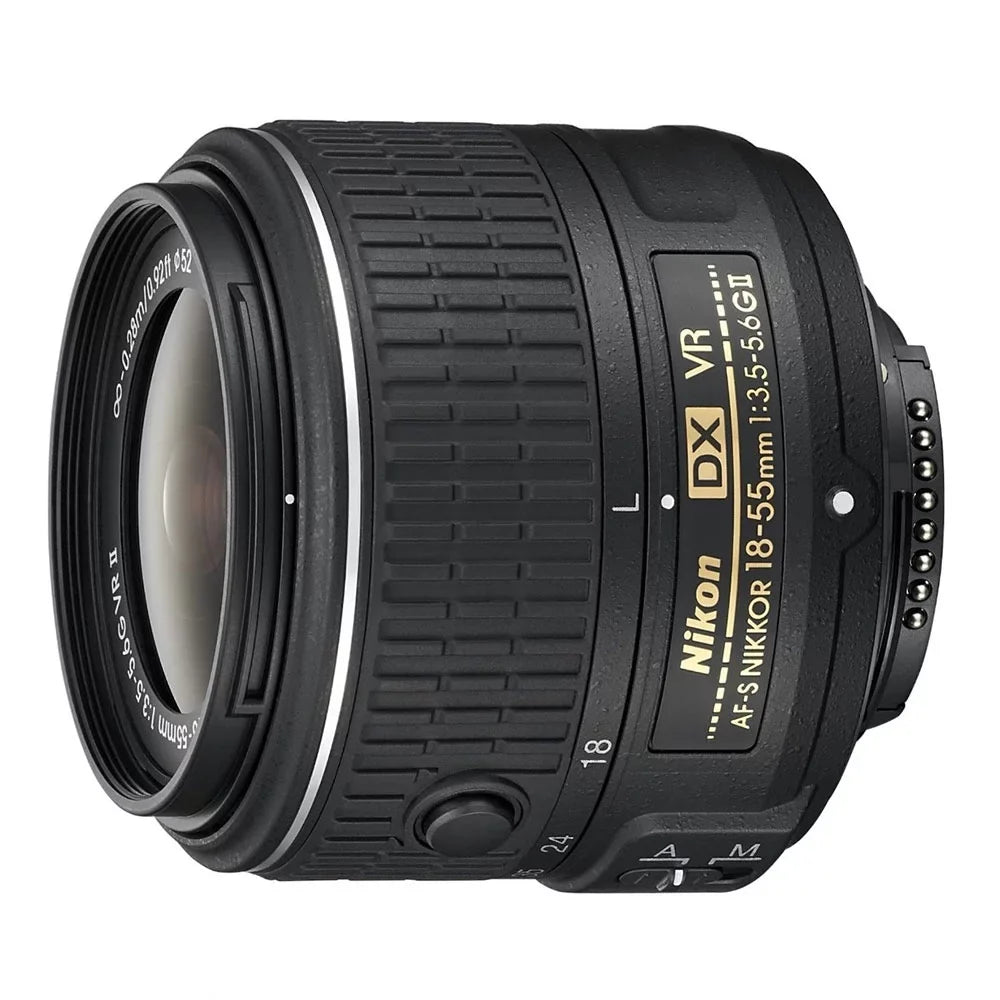 Nikon D5500 DSizeLR Camera + 18-55mm VR Lens + Two Batteries and Charger + 16GB Kit