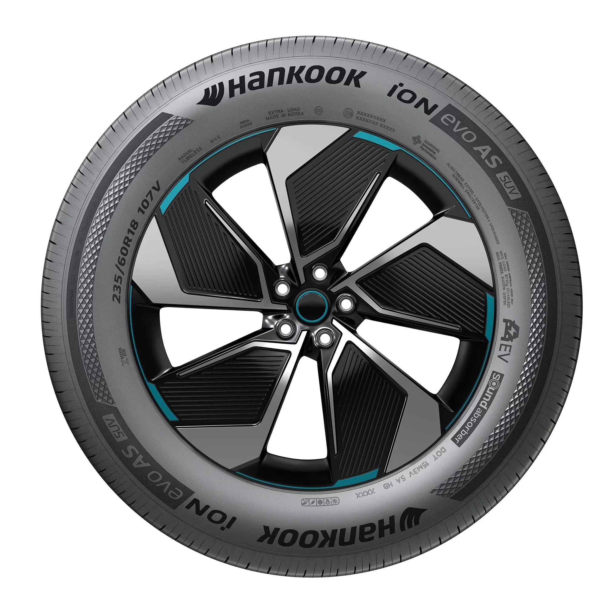 Hankook iON evo ASize SizeUV IH01A All Sizeeason 265/35R22 102W XL Passenger Tire