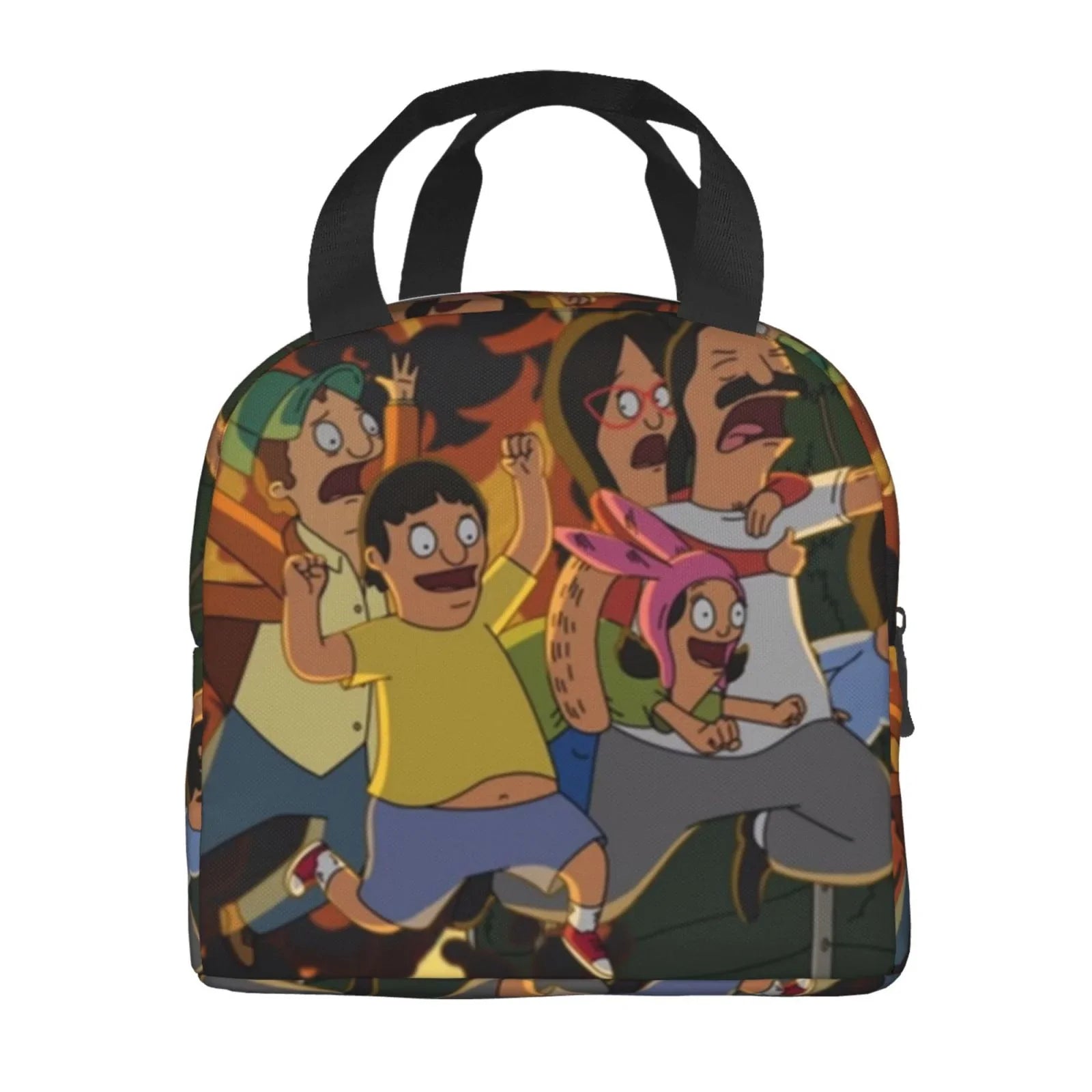 Adventure Bob's Burgers Portable Lunch Bag For Adult And Kids Reusable Lunch Box Insulated Thermal Cooler Bento Bag For Sizechool Picnic Office