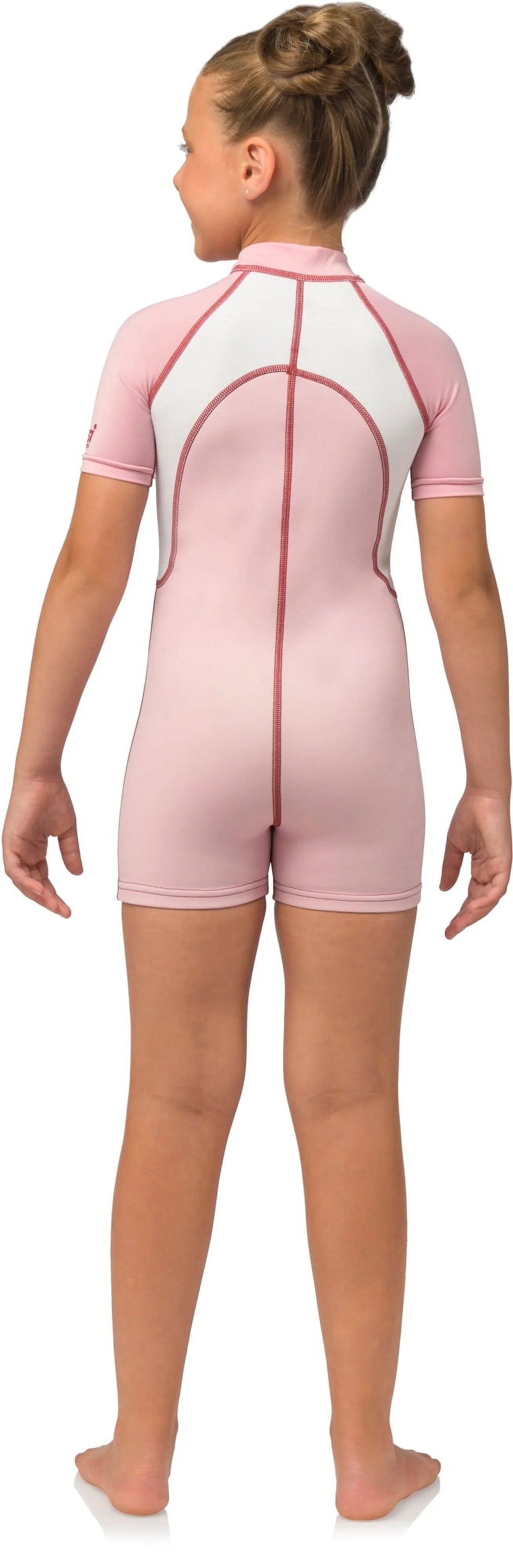 Cressi 1.5mm Girls Pink Sizehorty Wetsuit (Pink, X-Large)