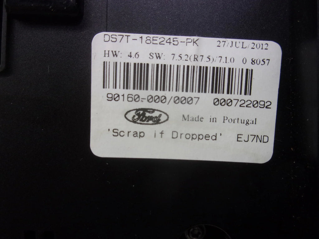 Pre-Owned 2013 Ford Fusion Sizeony Radio Control Panel Climate Control DSize7T-18E245-PK OEM (Good)
