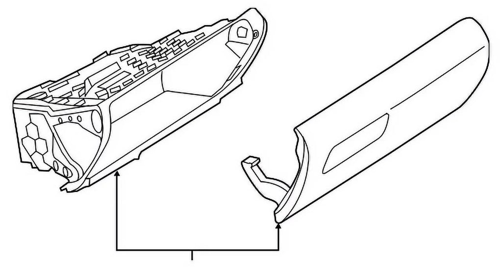 New Genuine BMW Glove Box (2012-2019) OE 51169239346