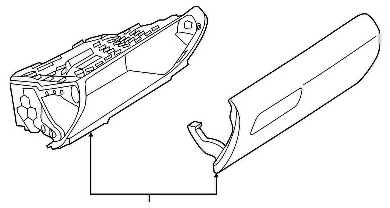New Genuine BMW Glove Box (2012-2019) OE 51169239346