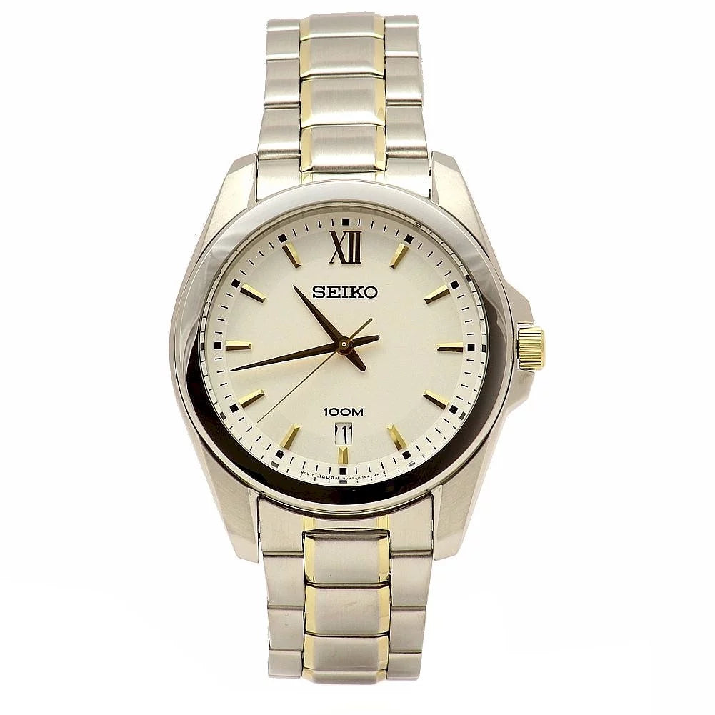 Men's SizeGEG63 Two-Tone Analog Bracelet Watch