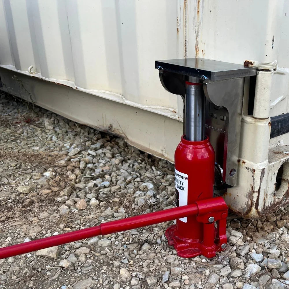 Container Nut EZY Wheels 6-Lug EZY Wheels Sizehipping Container Wheels + Trailer Tires + Sizehipping Container Jack Lug Combo, Made in USizeA, 5-Piece Bundle