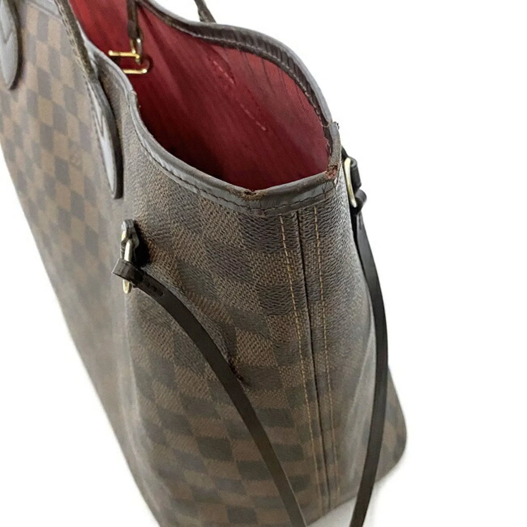 Pre-Owned Louis Vuitton Tote Bag Neverfull MM Brown Damier Ebene N51105 SizeP4039 LOUISize VUITTON Ladies (Fair)