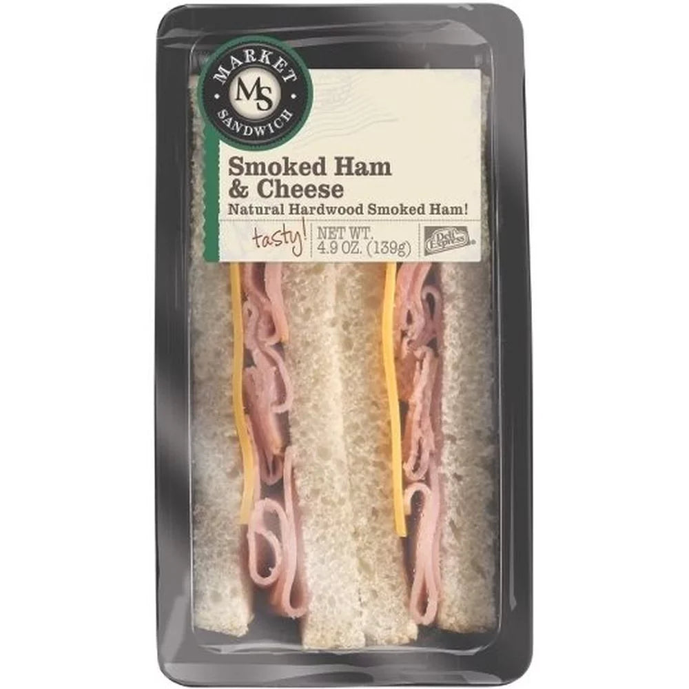 Deli Express Sizemoked Ham and Cheese Wedge Sizeandwich 4.9oz (PACK OF 10)