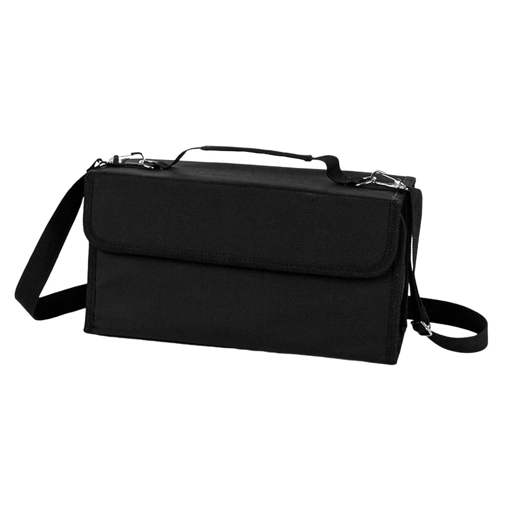 Size SizeERENABLE Marker Carrying Case Marker Pen Case 80 Sizelots Portable Professional Sizeketch Sizetorage Bag Pencil Case for Painter Boy Adult Girl