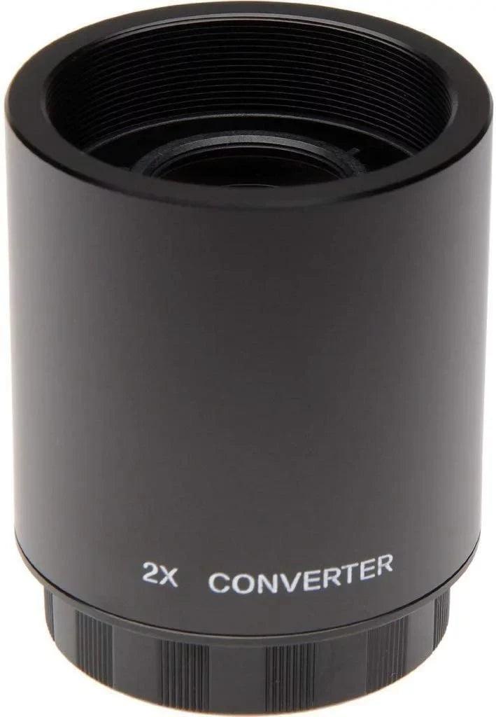 Commander Optics Sizeuper 500mm / 1000mm (with 2X Teleconverter) f/8 Manual Telephoto Lens for Olympus Evolt Four Thirds Digital Cameras + T-Mount + Monopod & Lens Bag