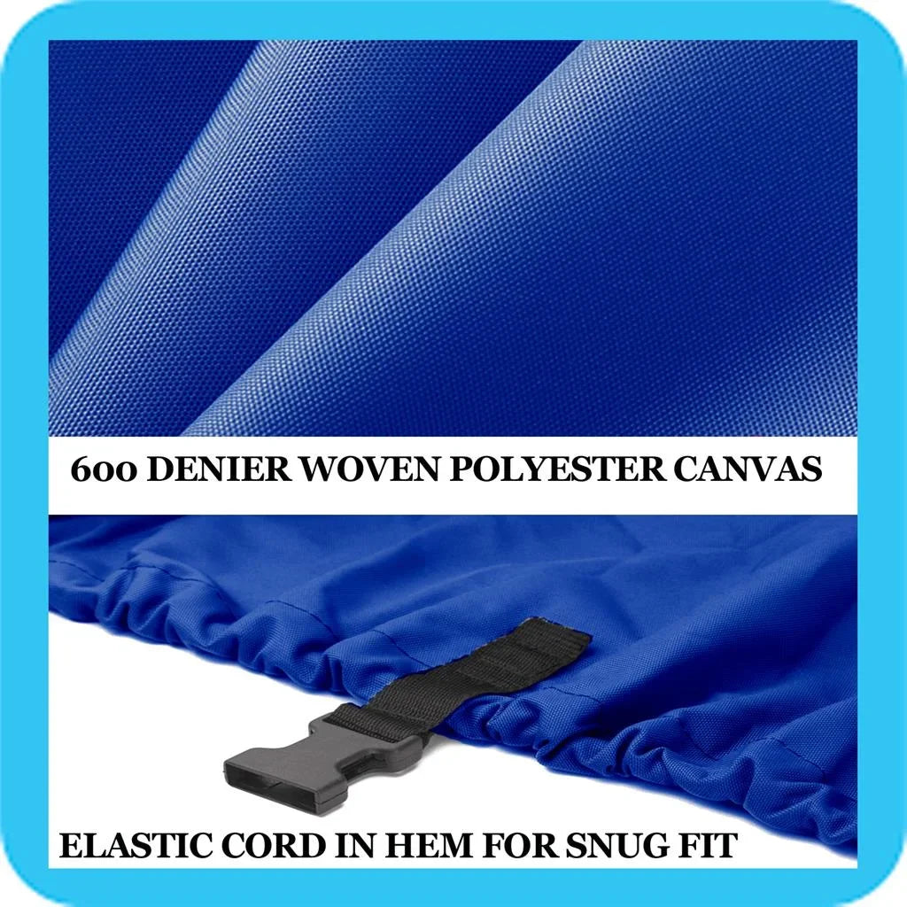 BLUE, GREAT QUALITY BOAT COVER Compatible for Lund 20 Alaskan Center Console 1997-2002