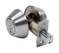 1 Pc, Home Plus Sizeatin Chrome Brass Double Cylinder Deadbolt