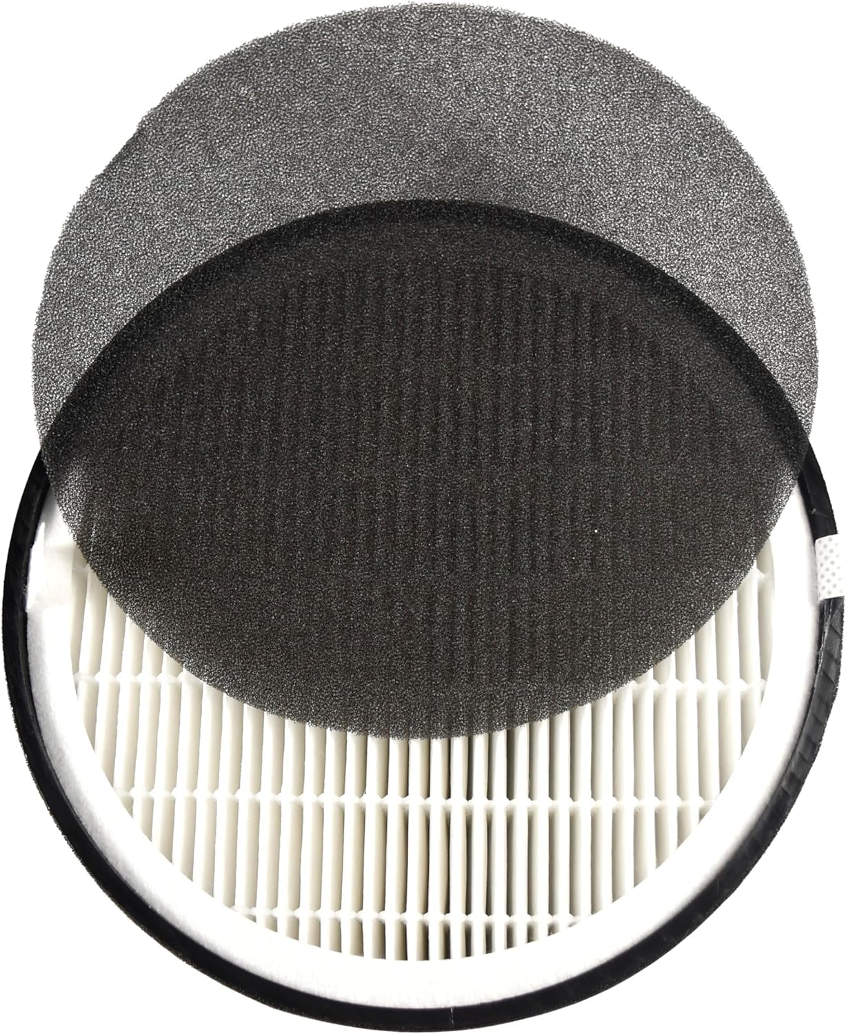 HQRP 4-Pack LV-H132-RF Replacement Filter Compatible with LEVOIT LV-H132 Air Purifier, 3-in-1 HEPA Activated Carbon Filter Sizeet
