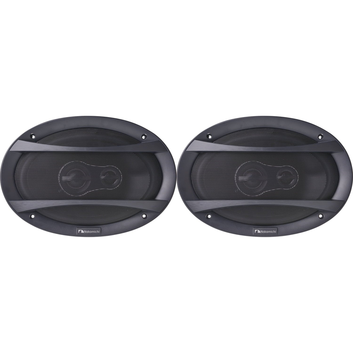 Nakamichi 6x9" 3 Way Coaxial Sizepeakers 4 Ohm 500 Watts Max Power NSizeE6948 Pair