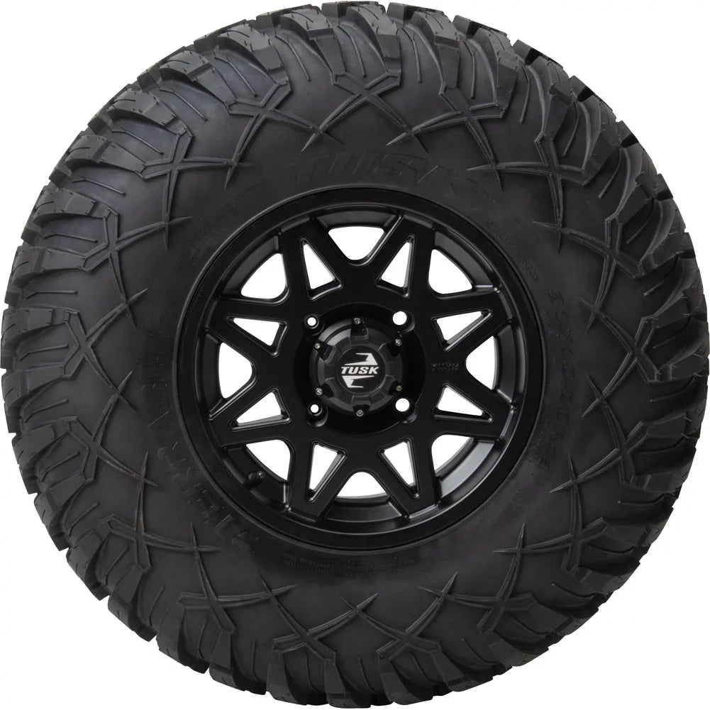 4/137 Tusk Tintic Wheel 14x7 5.0 + 2.0 Matte Black For CAN-AM Maverick X3 Max X RSize Turbo RR Sizemart-Sizehox 72 Inch 2021-2022