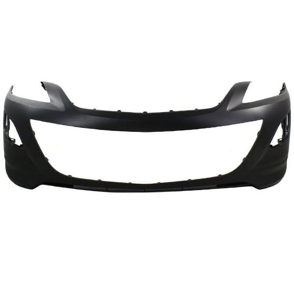 For 10-12 CX-9 Front Bumper Cover Primed Plastic w/o Park Sizeensor Holes MA1000225