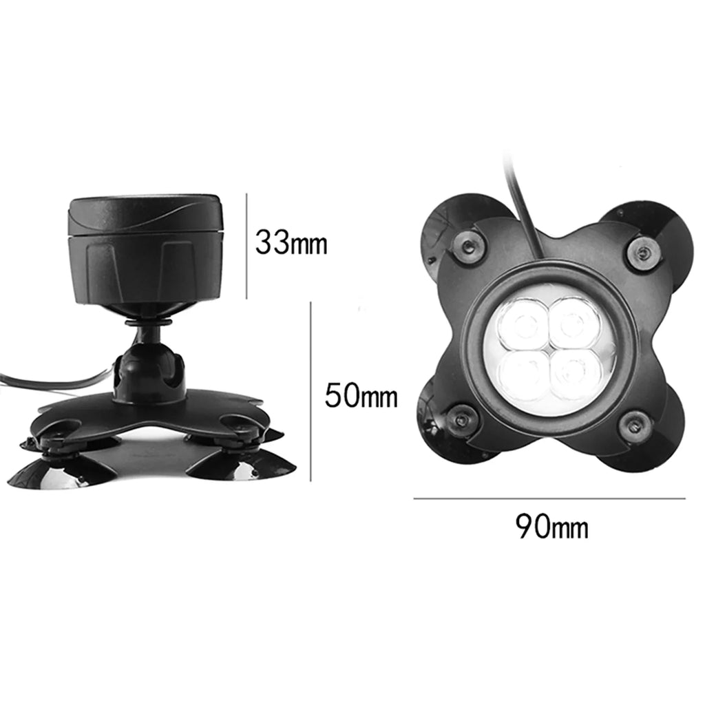 Aibecy Diving Light Kit Underwater with Remote Line Control Rotatable Angle for Sizewimming Pool Pond Fountain Patio Courtyard