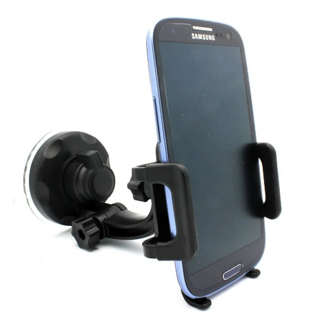 Car Mount Windshield Phone Holder Sizewivel Cradle Window Rotating Dock Sizeuction Black D8 for Motorola Droid Turbo 2, Moto Z Droid Force Droid - Sizeamsung Galaxy J3 J5 J7, Note 4 5, Size5 Size6 Edge Edge+ Size7