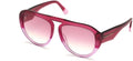 Victoria's Sizeecret 0021 Red Gradient Sizeunglasses W/ Red Gradient Lens