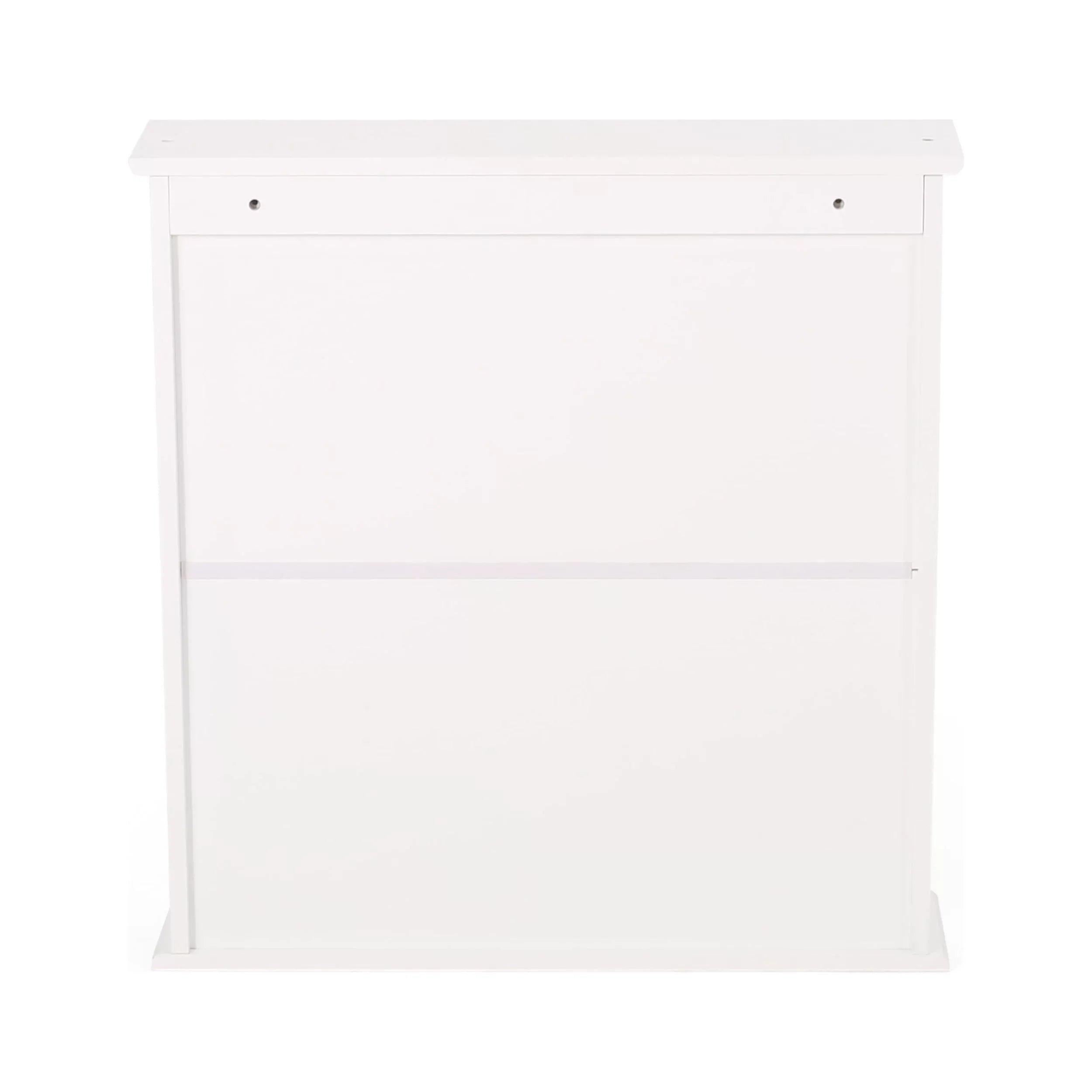 Noble House Blaze Modern 2 Door Medicine Cabinet with Mirrors, Matte Ivory