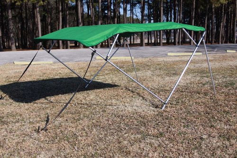 New Green Vortex Pontoon / Deck Boat 4 Bow Bimini Top 8' Long, 8' Wide 91-96" Wide, 54" High, Complete Kit, Frame, Canopy, and Hardware (FASizeT SizeHIPPING - 1 TO 4 BUSizeINESizeSize DAY DELIVERY)