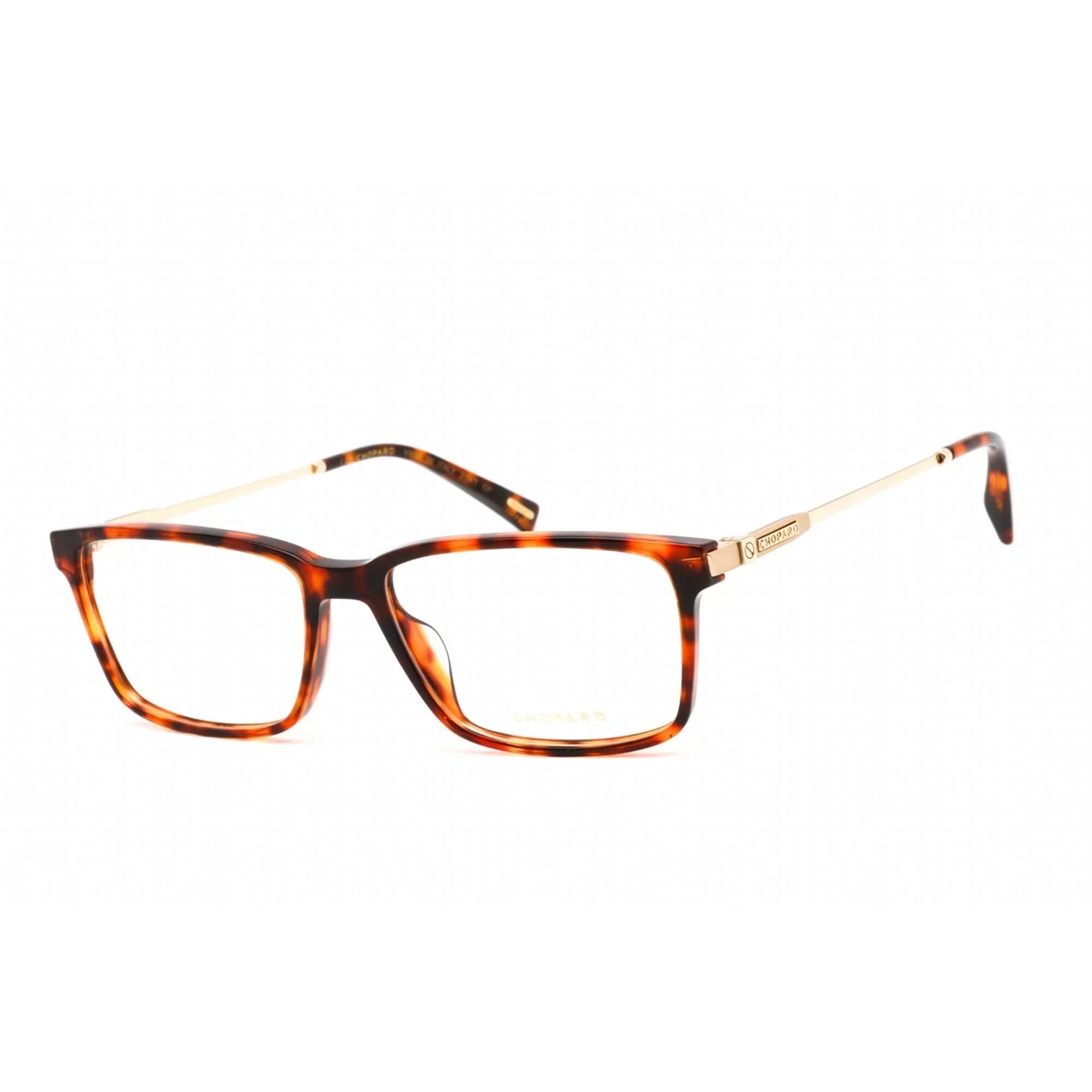 Chopard VCH308 0722 Men's Sizehiny Dark Havana Plastic Eyeglasses