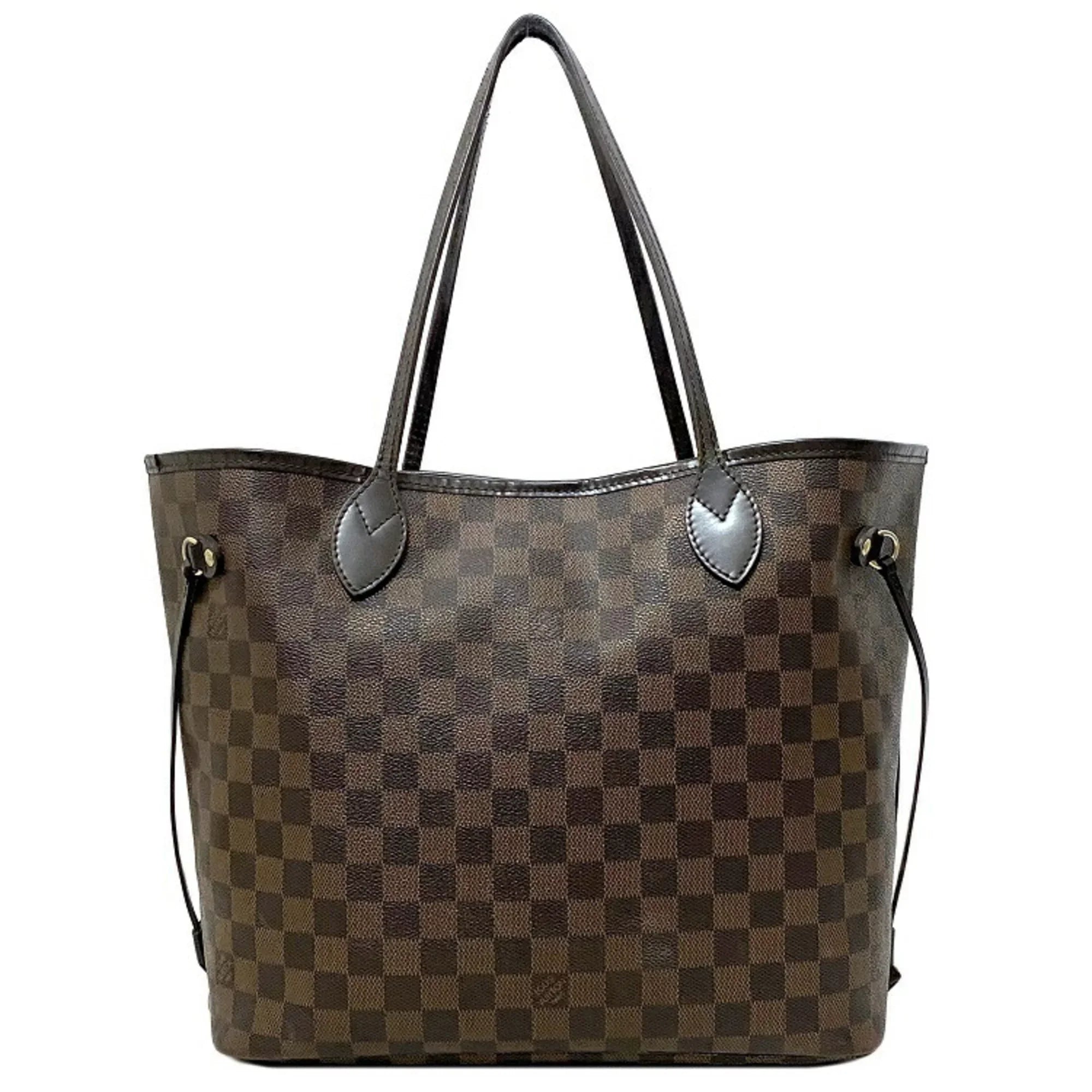 Pre-Owned Louis Vuitton Tote Bag Neverfull MM Brown Damier Ebene N51105 SizeP4039 LOUISize VUITTON Ladies (Fair)