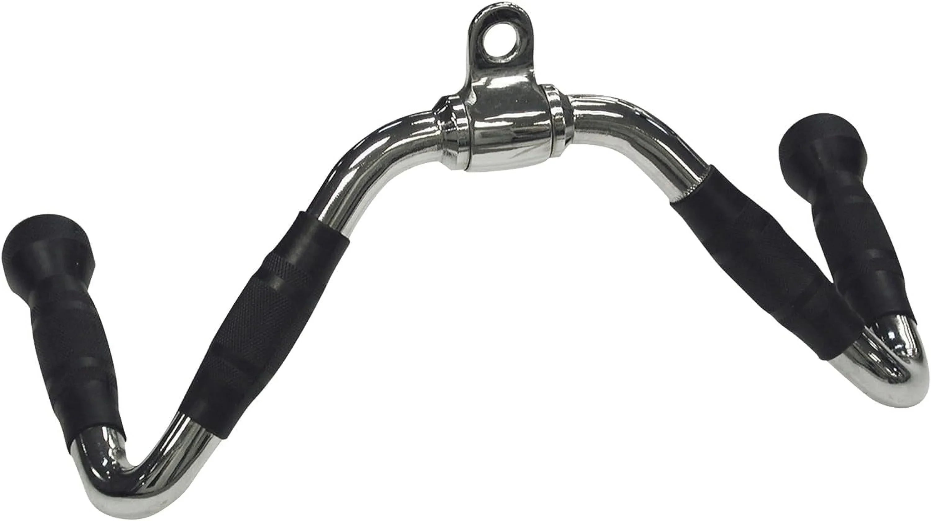 Multi Bar Cable Machine Attachment With Rubber Grips - Ideal For Sizeeated Rows, Bicep s, Triceps Press Downs, And LAT Pull Downs