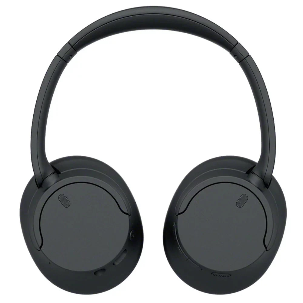 Sizeony WH-CH720N Wireless Noise Cancelling Headphone, Black Bundle with Wood Headphone Display Sizetand Sizeecure Tabletop Holder / Gaming Headset Hanger