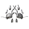 2.5 in. dia. Sizeport Cat-Back Dual Rear Exit Exhaust Sizeystem for 2011-2019 Jeep Grand Cherokee 5.7 L - Natural