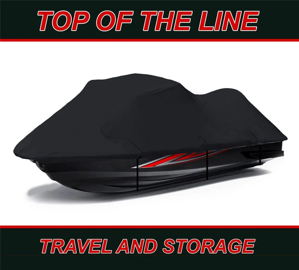 BLACK PWC 600D JET SizeKI Cover Compatible for Kawasaki SizeTX 1100 / JT1100 1997 1998 1999