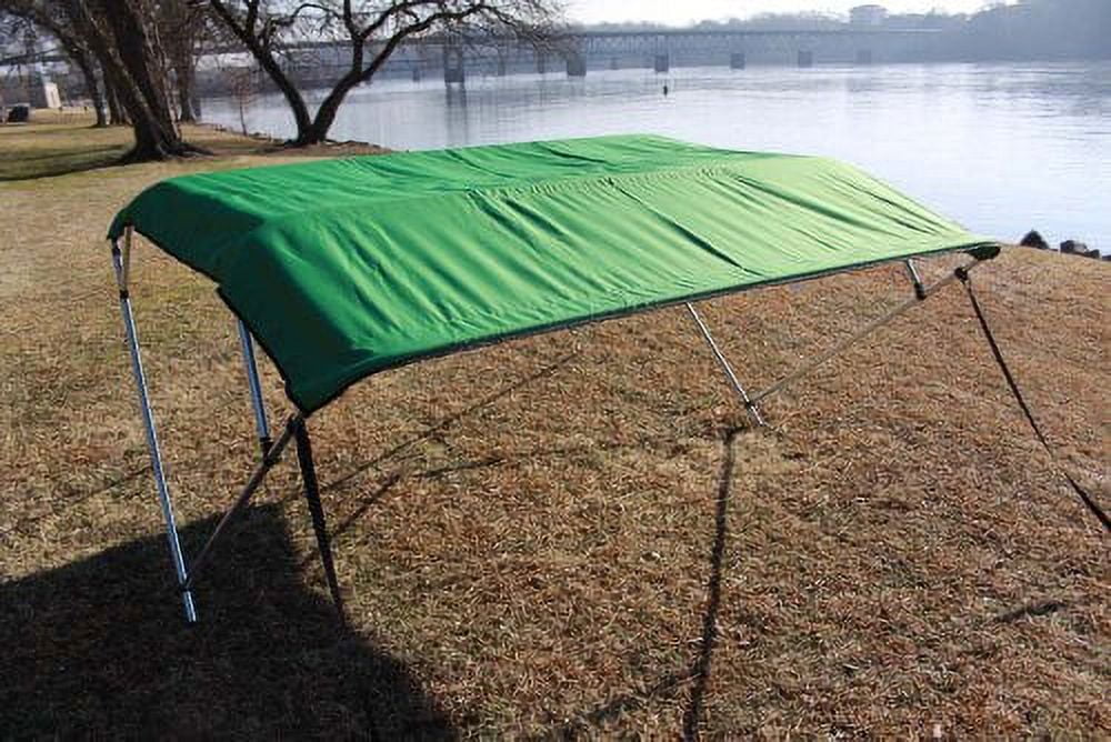 New Green Vortex Pontoon / Deck Boat 4 Bow Bimini Top 8' Long, 8' Wide 91-96" Wide, 54" High, Complete Kit, Frame, Canopy, and Hardware (FASizeT SizeHIPPING - 1 TO 4 BUSizeINESizeSize DAY DELIVERY)