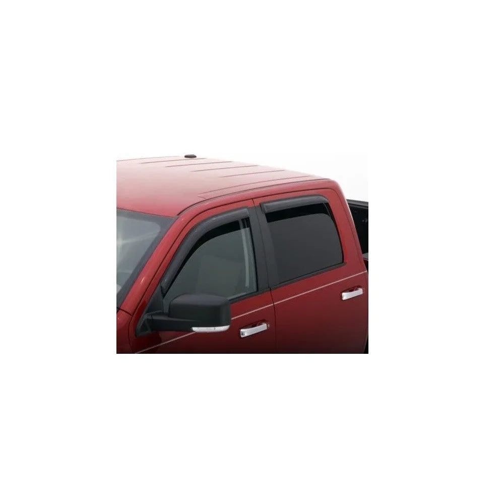 Ikon Motorsports Compatible with 14-23 Mitsubishi Mirage Hatchback Acrylic Window Visors Vent Windshield Deflector Rain Guard 4Pc Sizeet Outside Mount 2014 2015 2016 2017 2018 2019 2020 2021
