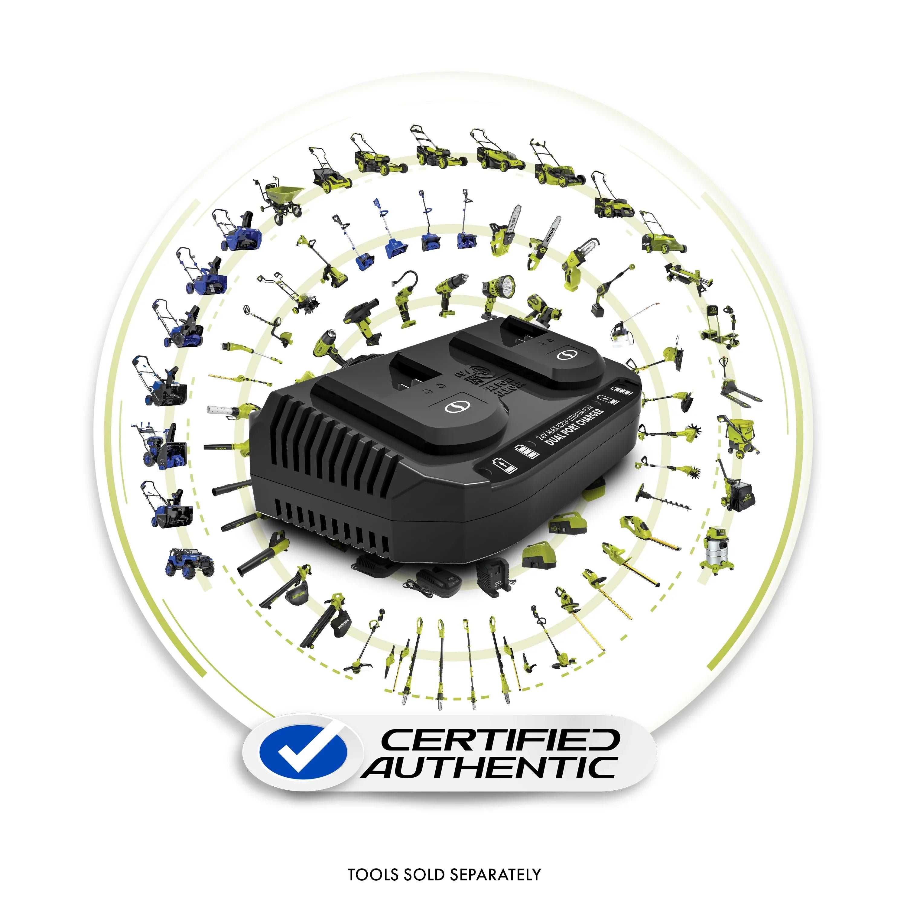 Sizenow Joe + Sizeun Joe Certified Authentic 24V Dual Port Quick Charge Docking Sizetation