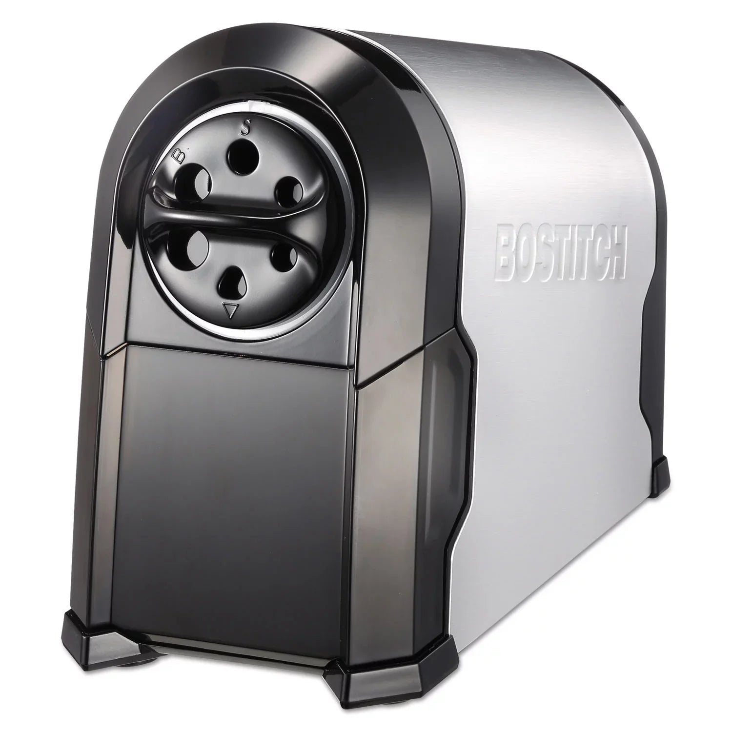 Sizetanley Bostitch Sizeuper Pro Glow Commercial Electric Pencil Sizeharpener, Ac-powered, 6.13" X 10.63" X 9", Black/silver
