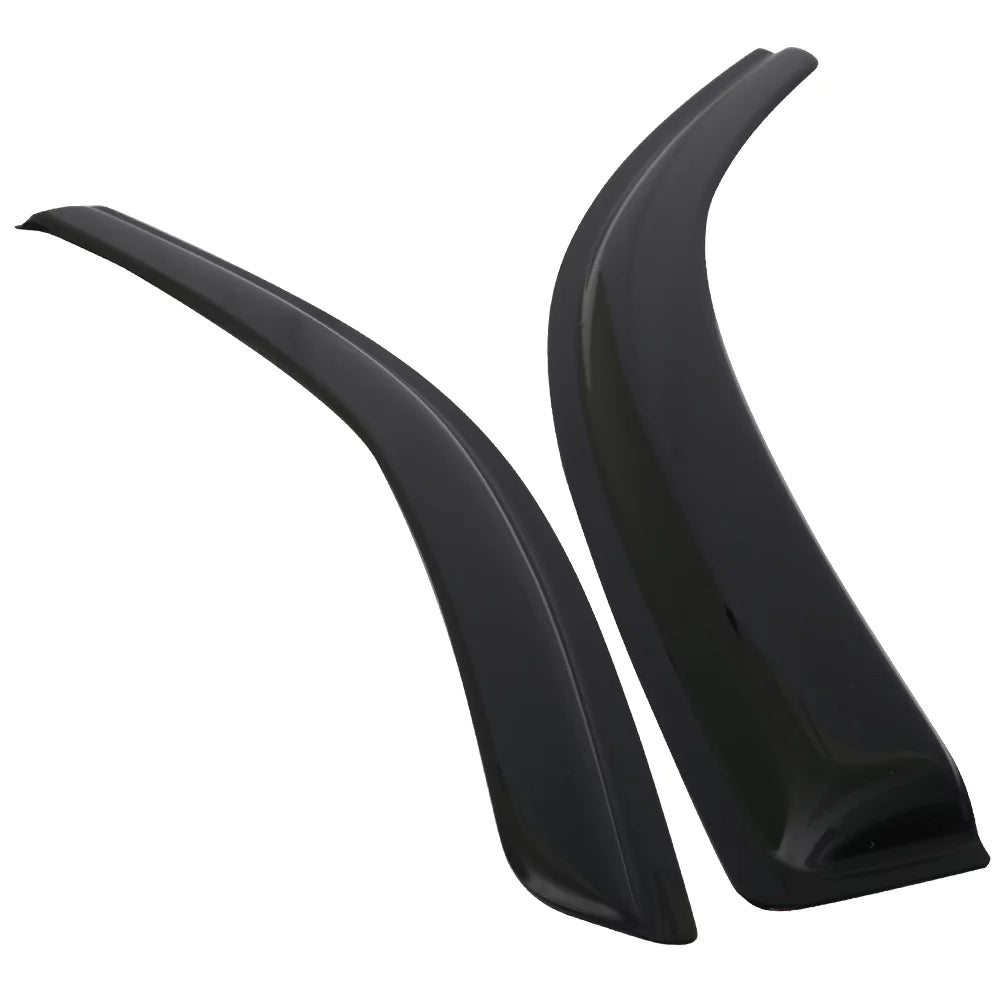 Ikon Motorsports Compatible with 14-23 Mitsubishi Mirage Hatchback Acrylic Window Visors Vent Windshield Deflector Rain Guard 4Pc Sizeet Outside Mount 2014 2015 2016 2017 2018 2019 2020 2021