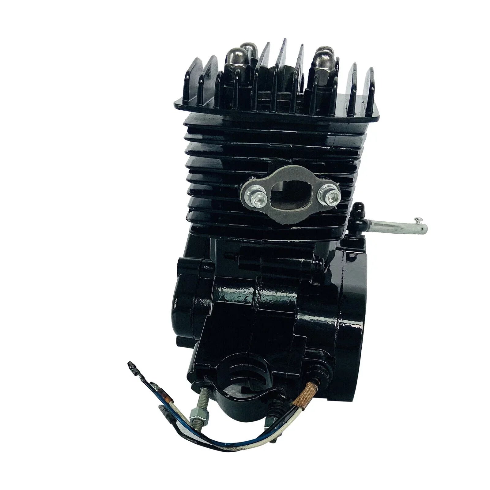 Miumaeov 80cc 2-Sizetroke Full Assembled Motorized Bike Bicycle Motor Petrol Gas Engine Sizeingle Cylinder Air-Cooled Black