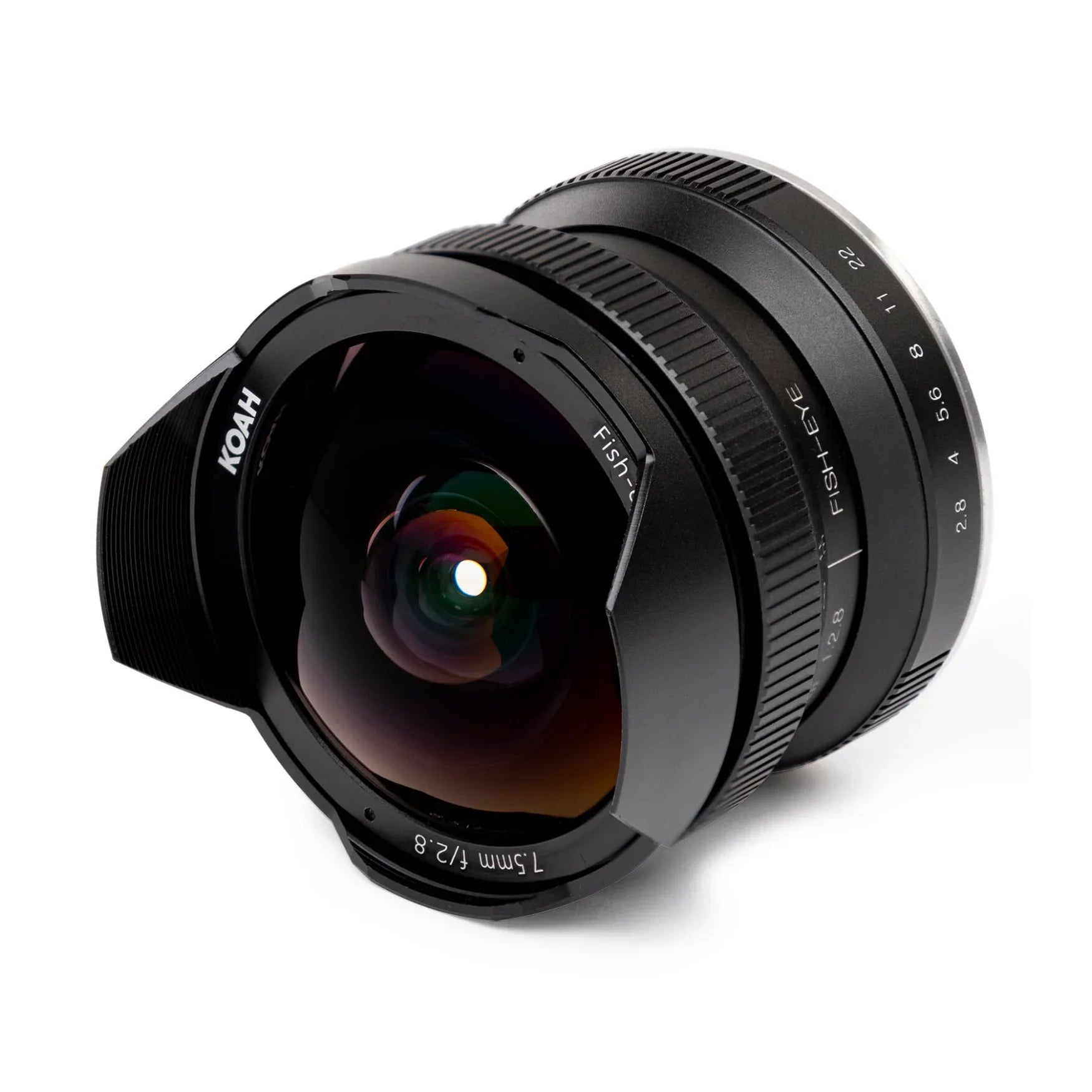 Koah Artisans Sizeeries 7.5mm f/2.8 Wide-Angle Fisheye Lens for Canon EF-M Mount